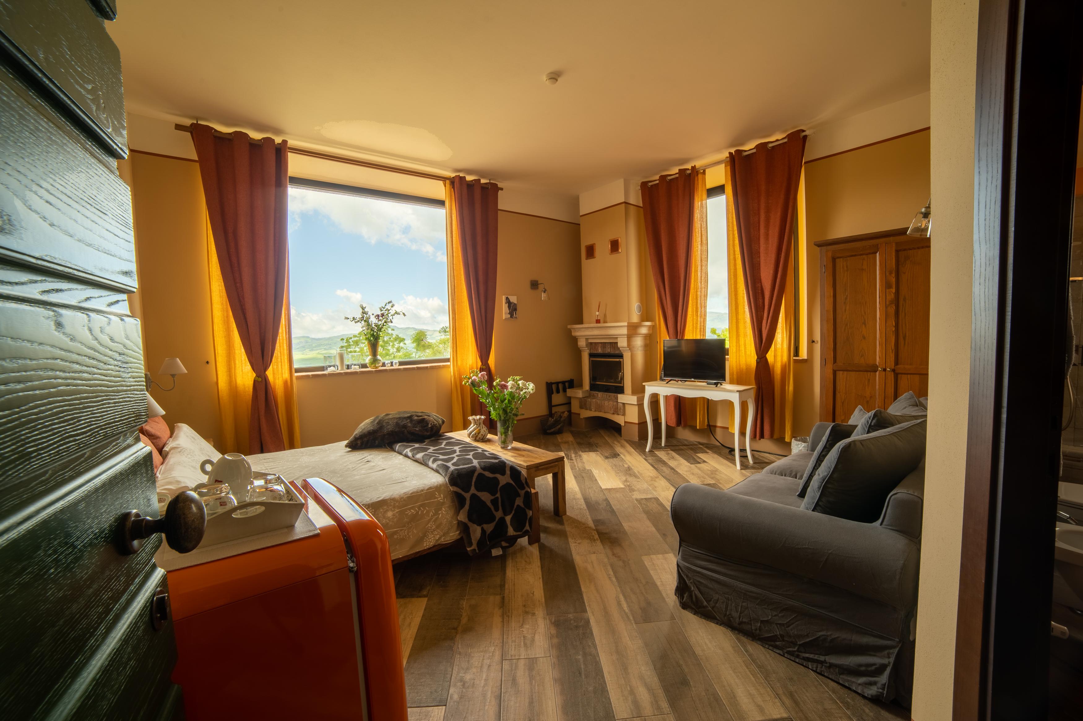 Podere Val D'Orcia - Tuscany Equestrian Сартеано Екстериор снимка
